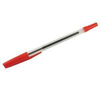 red medium ballpoint pens pack of 50 893616