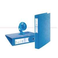 rexel a4 blue joy lever arch file and ring binder with foc fan