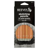 Reeves Sketching Pencils Artist Grades 12pk