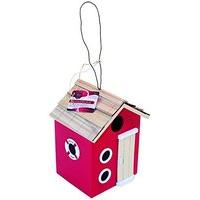 Redwood Leisure Bb-bh312 Nautical Bird House - Red