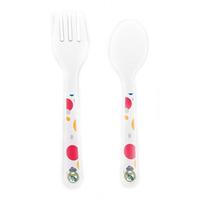 Real Madrid Unisex Official Cutlery Set (pack Of 2), Multi-colour