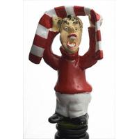 Red Football Fan Wine Stopper & Cake Decoration