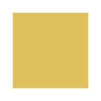 Rectangular Cut Greetings Cards. Straw Yellow. Pack of 5