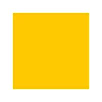 Rectangular Cut Greetings Cards. Banana Yellow. Pack of 5