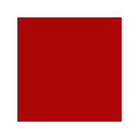 Rectangular Cut Greetings Cards. Hot Red. Pack of 5
