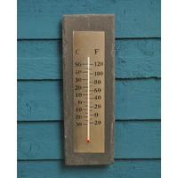 Rectangular Slate Thermometer by Fallen Fruits