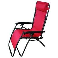 Redwood Textiline Reclining Chair - Red