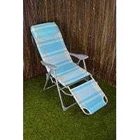 redwood bb fc126 textilene reclining chair with foot rest