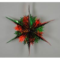 Red and Green Christmas Foil Hanging Decoration (Set of 3) by Premier