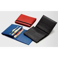 Red Leather Business Card Holder