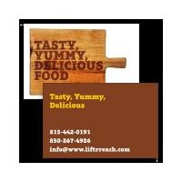 Restaurant Business Cards, 50 qty