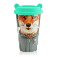 re usable coffee cup coffee crew fox mug