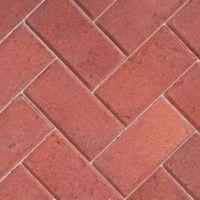 red driveway block paving l200mm w100mm pack of 488 976 m