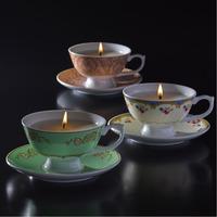 retro tea cup saucer candle making kit