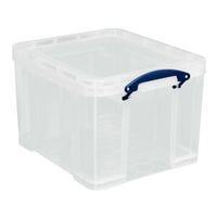 Really Useful Clear 35L Plastic Storage Box