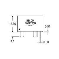 recom r05p205sr8 r05p205sr8 2w dcdc converter r05p205sr8 5 vdc 5 vdc 4 ...