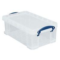 Really Useful Clear 9L Plastic Storage Box