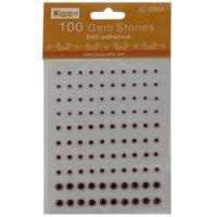Red Pack Of 100 Gemstones