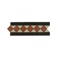 red border tiles 285x95x9mm