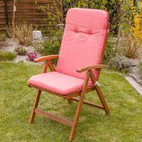 recliner cushion 120 x 50 x 6cm raspberry