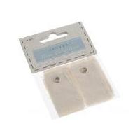 Rectangle Fabric Tags Cream