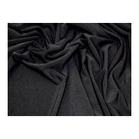 Revue Luxury Polyester & Spandex Stretch Jersey Dress Fabric Black