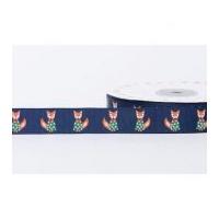 Reel Chic Fox Print Grosgrain Ribbon