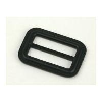 Rectangle Faux Leather Buckle Fastener Navy Blue