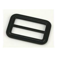 Rectangle Faux Leather Buckle Fastener Navy Blue