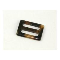 Rectangle Plastic Buckle Fastener Tortoiseshell