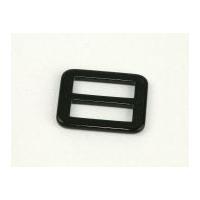 rectangle faux leather buckle fastener black