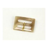 Rectangle Plastic Buckle Fastener Mottled Beige