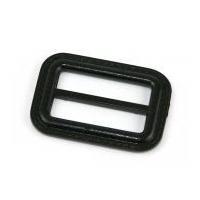 rectangle faux leather buckle fastener black