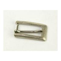 rectangle metal buckle fastener silver