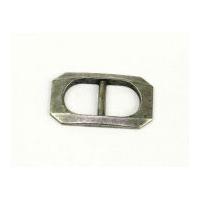 rectangle metal buckle fastener silver