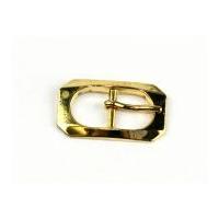 Rectangle Metal Buckle Fastener Gold