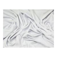Revue Luxury Polyester & Spandex Stretch Jersey Dress Fabric White