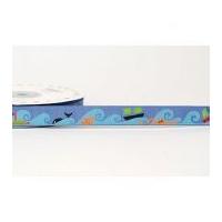 Reel Chic Sea Life Print Grosgrain Ribbon