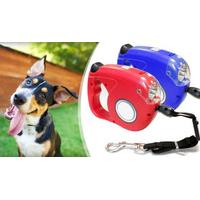 Retractable Dog Lead with 4 LED Lights