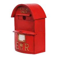 Red Letter Box Bird House - Small