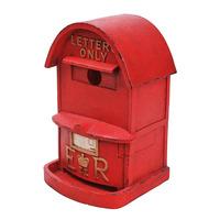 Red Letter Box Bird House - Medium