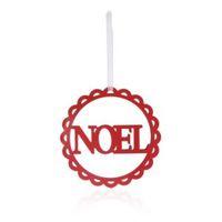 Red Noel In Circle Shape Tree Decoration