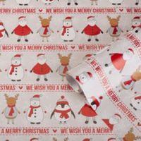 Reindeer Santa & Snowman Wrapping Paper 70 cm x 4 M