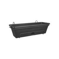 rectangular plastic living black trough h167cm l473cm