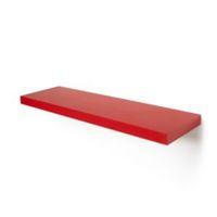 Red Floating Shelf (L)802mm (D)237mm