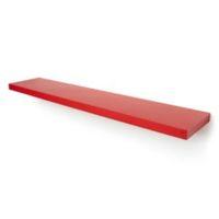 Red Floating Shelf (L)1182mm (D)237mm
