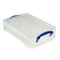 Really Useful Clear 4L Plastic Storage Box