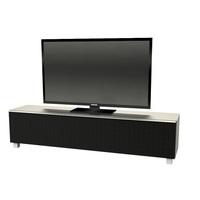 Reginy Modern TV Stand In Stainless Steel Effect Glass