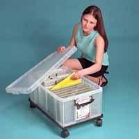 Really Useful 64 Litre Office Box Clear 710x440x310mm
