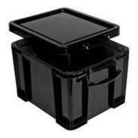 Really Useful 64 Litre Recycled Box Black 64BKR